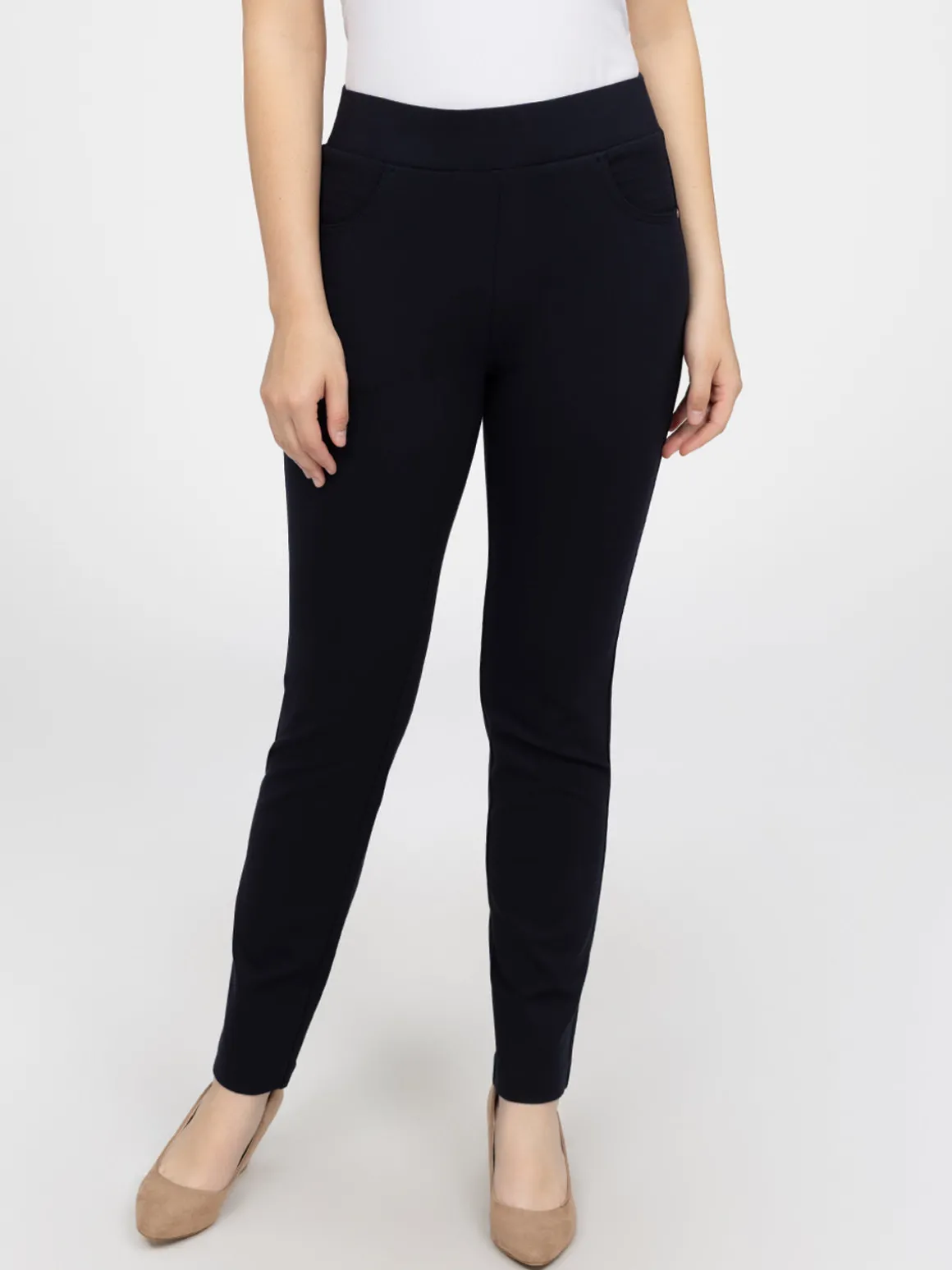 Pantalon droit à enfiler - Petite