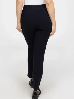 Pantalon droit semi-ajusté à enfiler - Petite