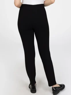 Pantalon droit semi-ajusté à enfiler - Petite