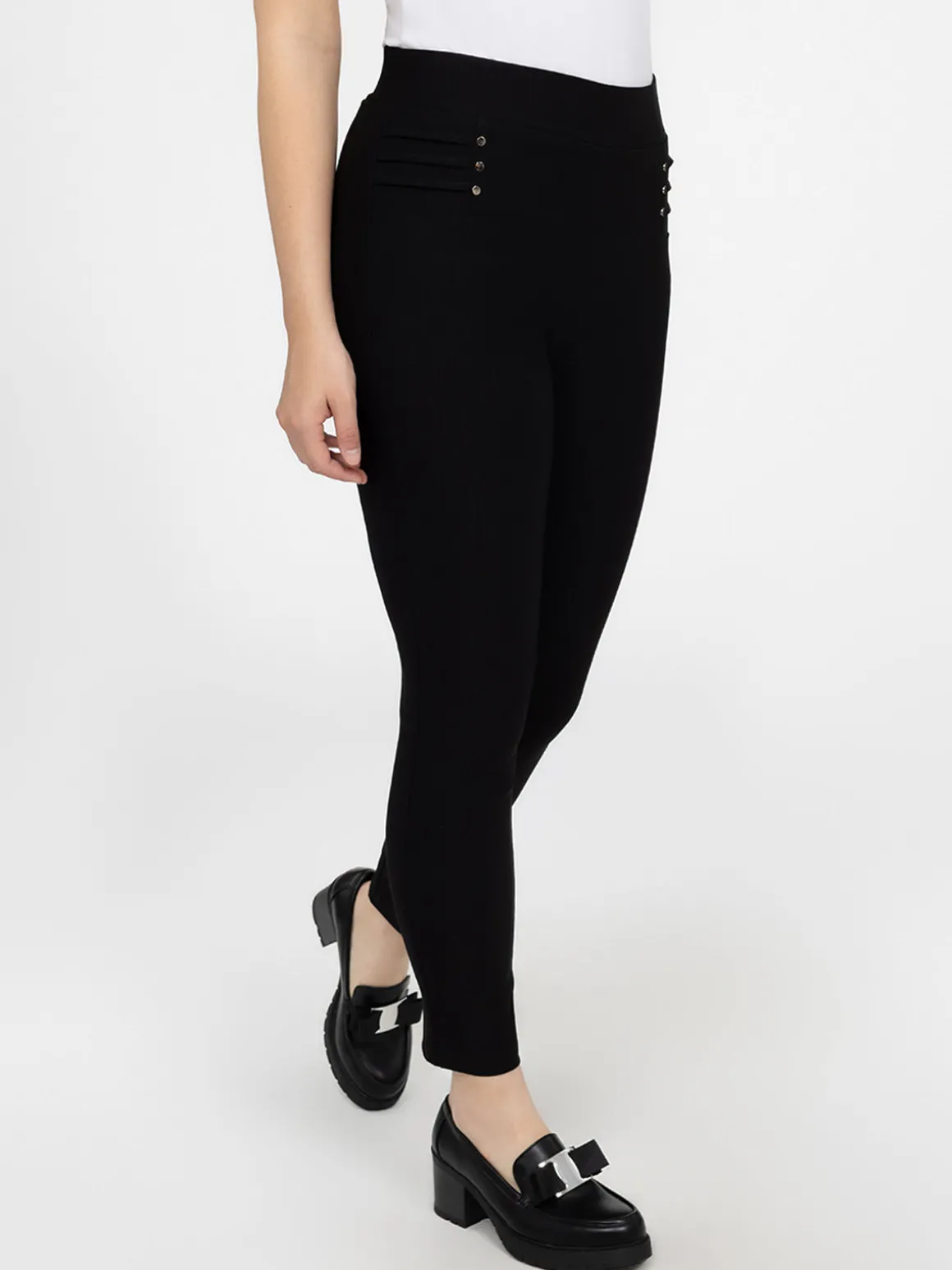 Pantalon skinny ajusté à enfiler