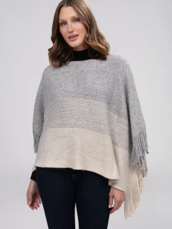 Poncho en tricot