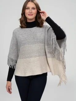 Poncho en tricot