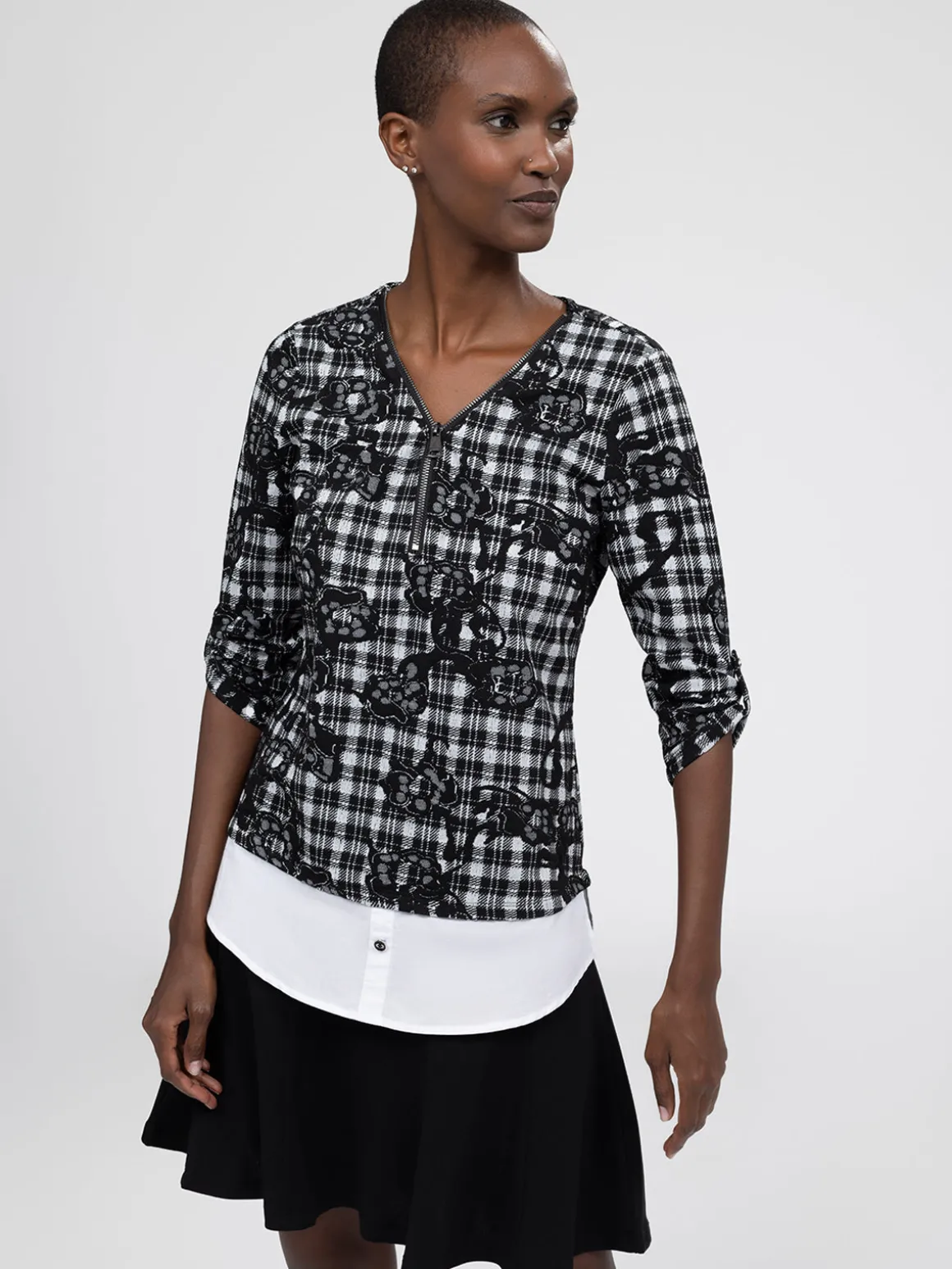 T-shirt à manches 3/4