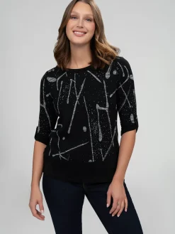 T-shirt à manches 3/4