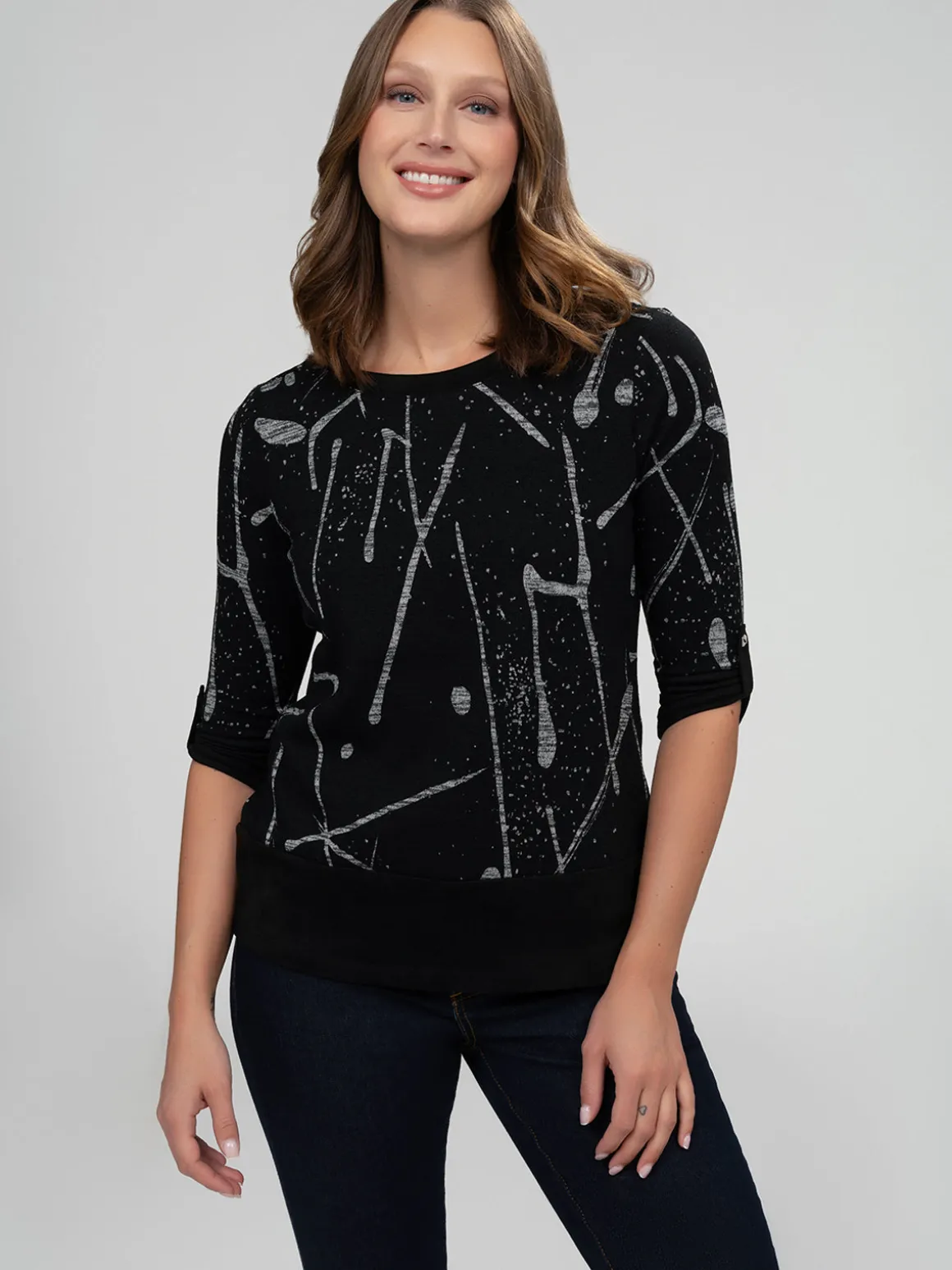 T-shirt à manches 3/4