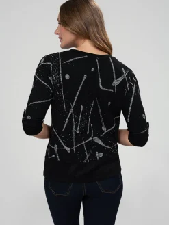 T-shirt à manches 3/4
