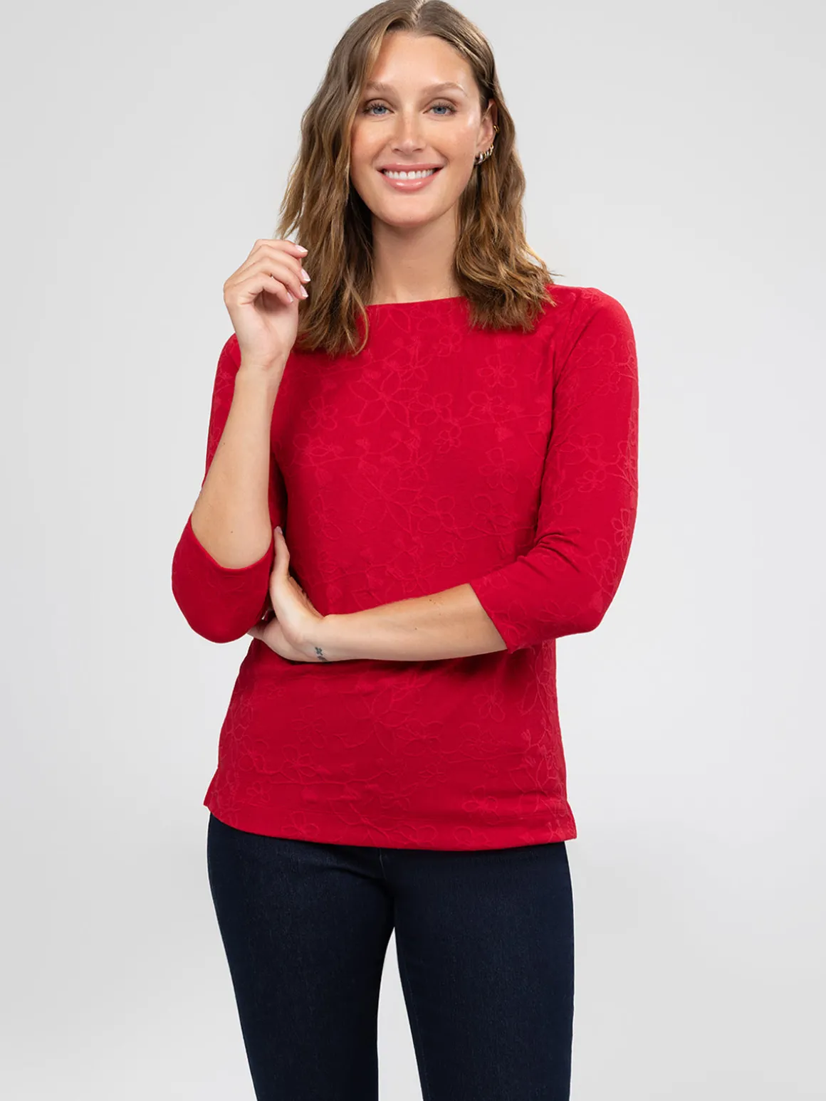 T-shirt à manches 3/4