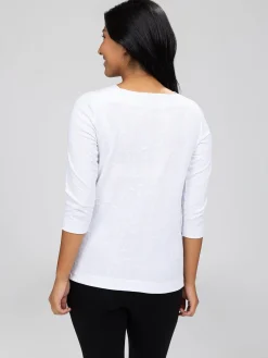 T-shirt à manches 3/4