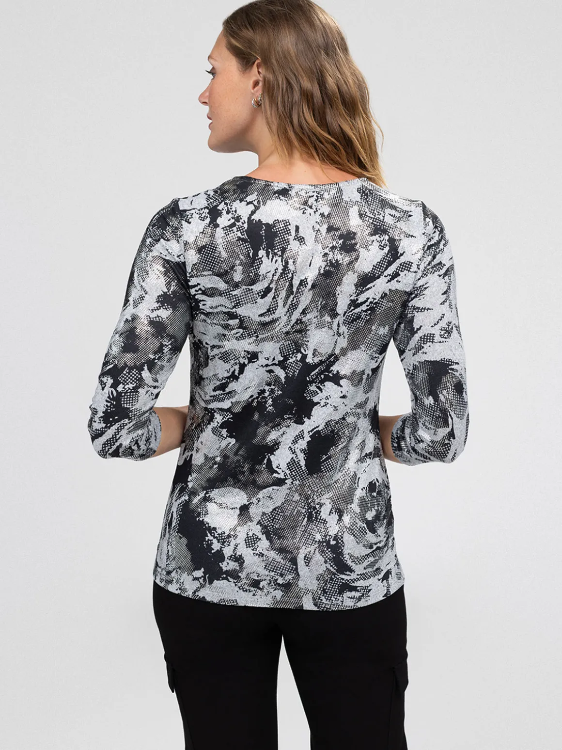 T-shirt à manches 3/4