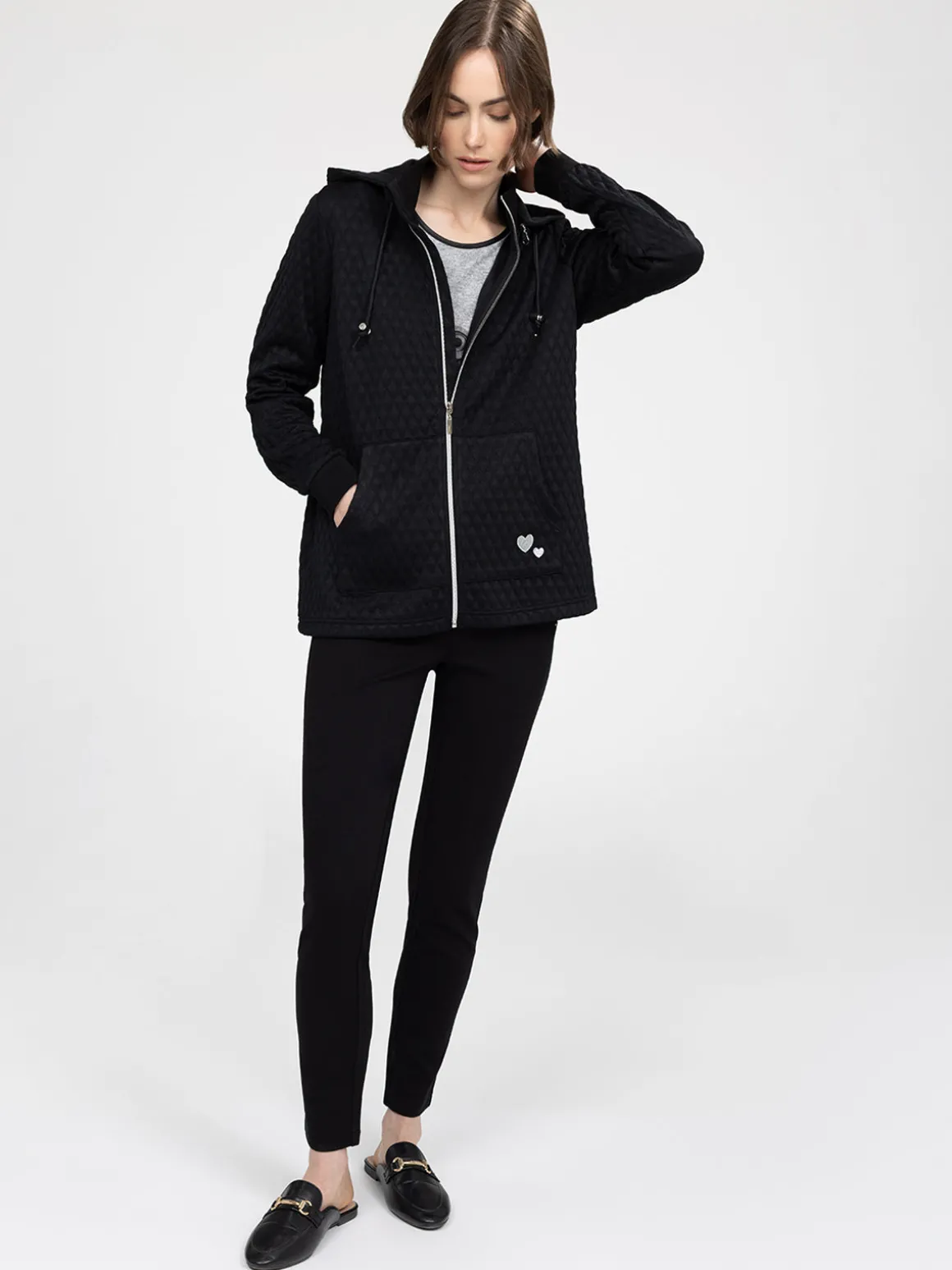 Veste en tricot à manches longues